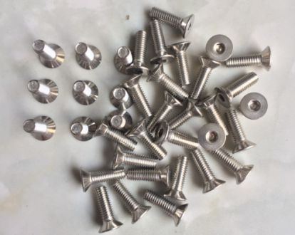 100 CON BULONG LỤC GIÁC ĐẦU BẰNG INOX 201 4x15