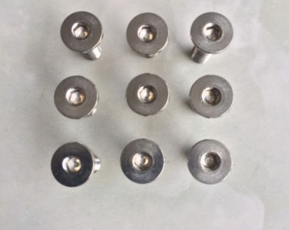 100 CON BULONG LỤC GIÁC ĐẦU BẰNG INOX 201 4x15