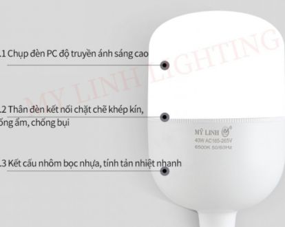 BÓNG LED TRỤ HỢP KIM 5W MỸ LINH