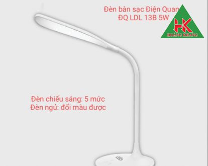 Đèn bàn sạc LED bảo vệ thị lực Điện Quang ĐQ LDL13B 5W 