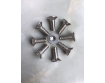 100 CON BULONG LỤC GIÁC ĐẦU BẰNG INOX 201 6x15