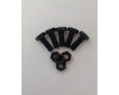 100 CON BULONG ĐAI ỐC THÉP 6x15