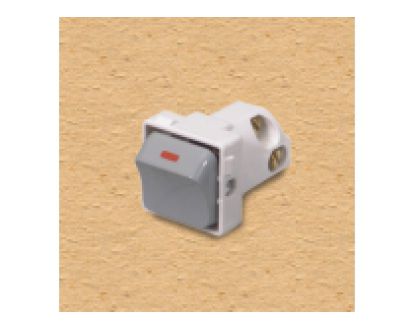 Công tắc 1 chiều màu xám băng