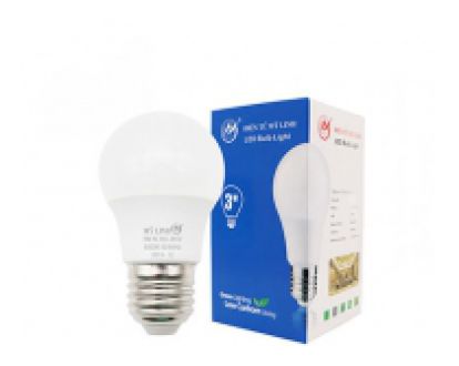 BÓNG LED BULD TRÒN 3W MỸ LINH