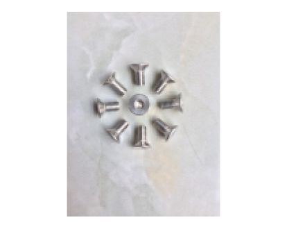 100 CON BULONG LỤC GIÁC ĐẦU BẰNG INOX 201 5x10