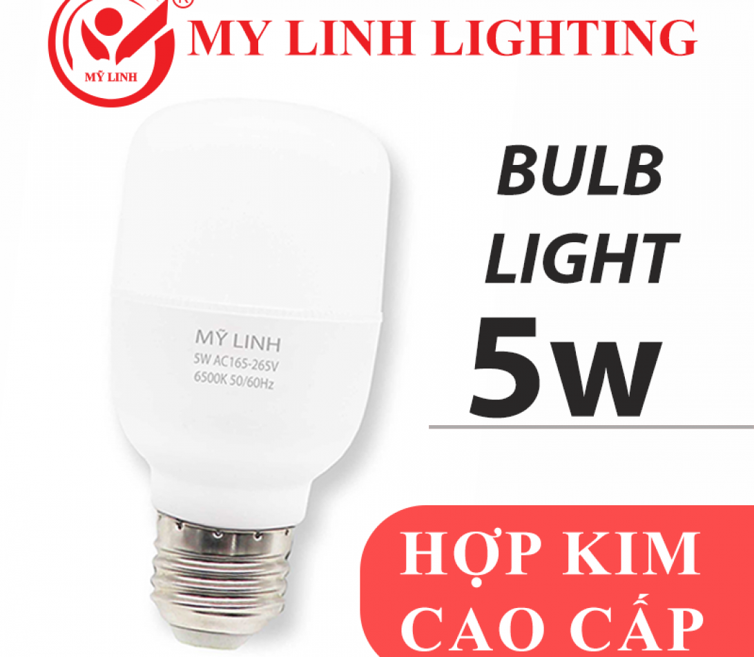 BÓNG LED TRỤ HỢP KIM 5W MỸ LINH